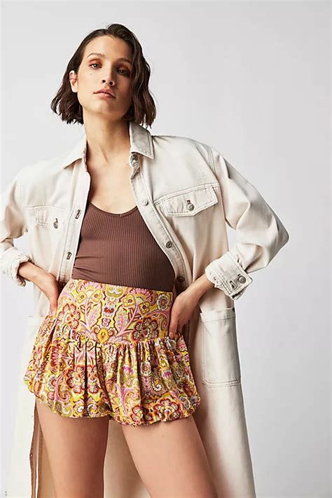 free people bubble shorts|Free People La Rochelle Bubble Hem Shorts .